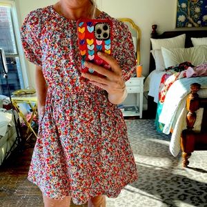 Floral mini dress